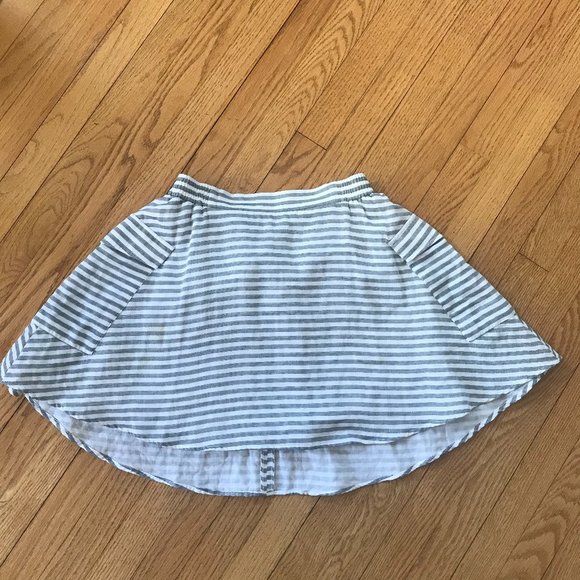 BCBG Cargo Striped Pocket Skirt sz M - Picture 2 of 4